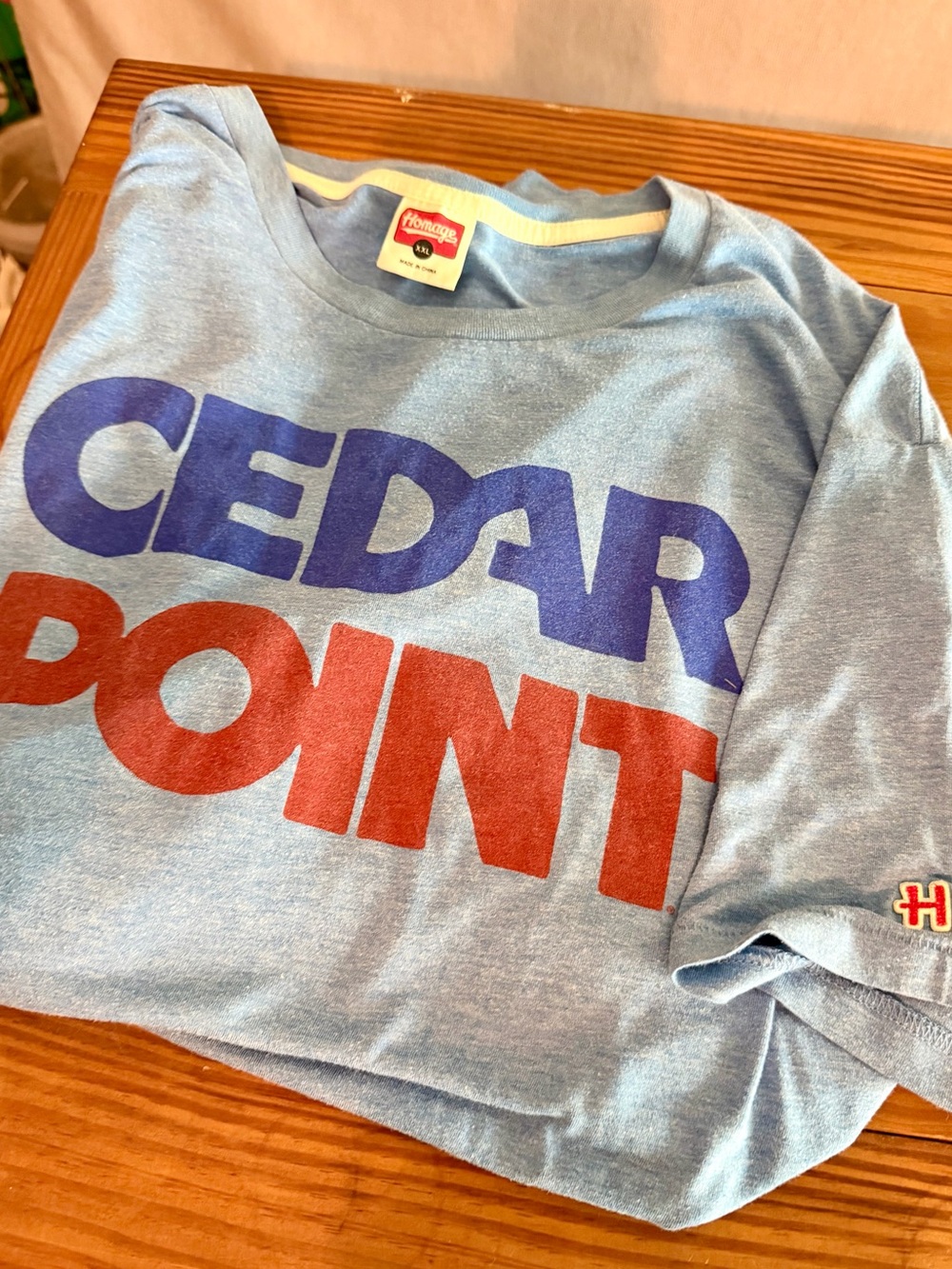 HOMAGE Cedar Point Short Sleeve Graphic Tee - EUC! 🎢